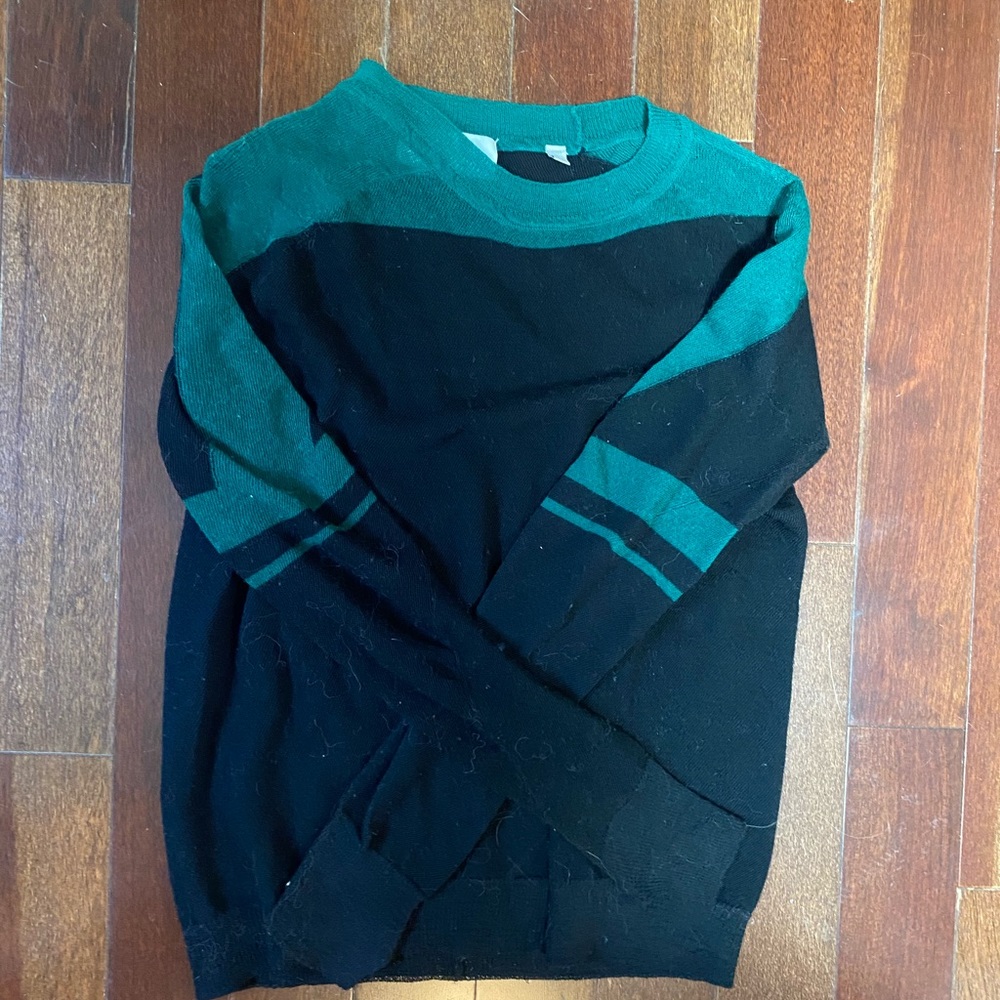 ALC green and black light thin sweater XS